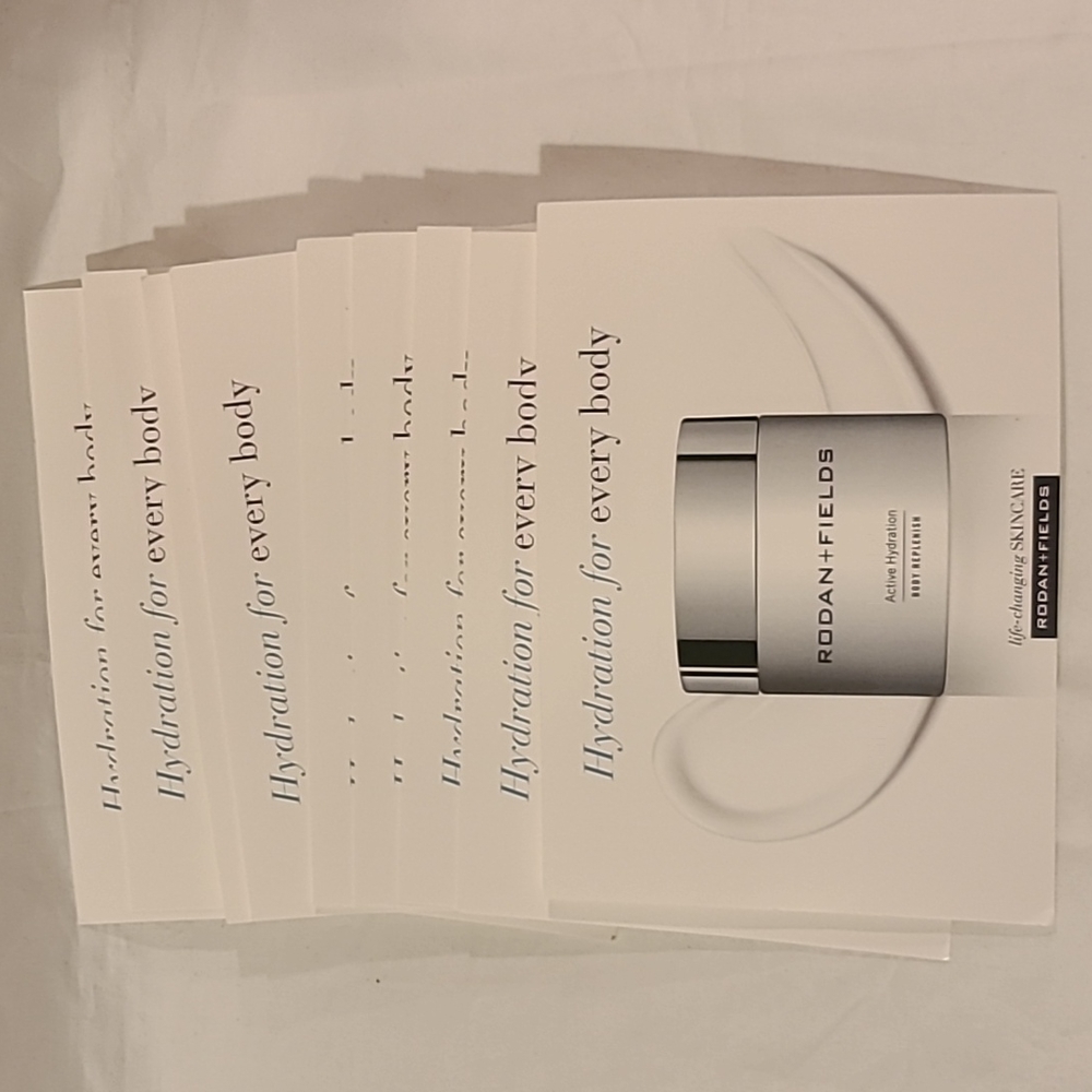 Lot of 10- Rodan + Fields Active Hydration Body Replenish samples